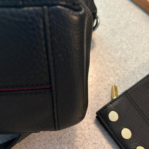 Hammitt Daniel’s large Black Leather Shoulder Bag with Silver Accents - Picture 5 of 9